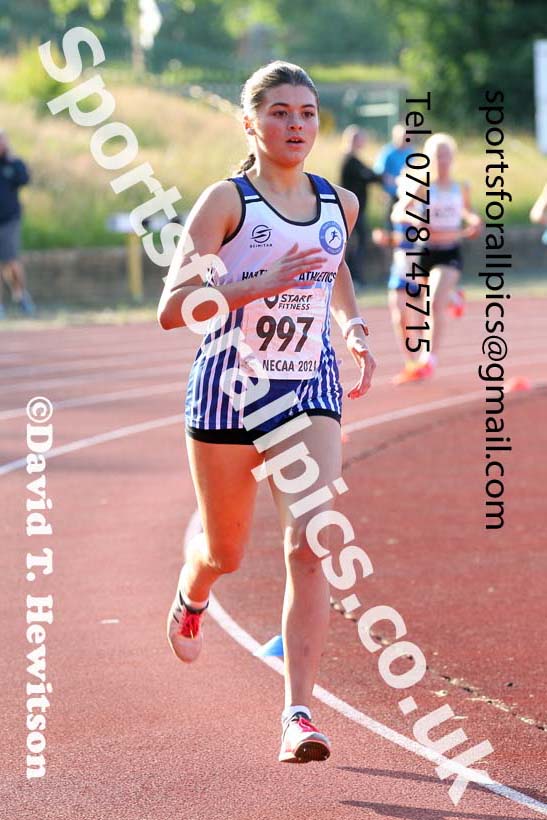 800 metres, 2021 North East Grand Prix No.4, Monkton, Wednesday, June 30th. Photo: David T. Hewitson/Sports for All Pics
